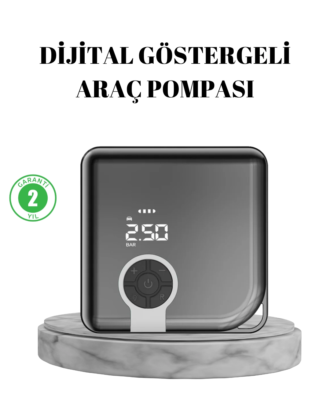 Taşınabilir Akıllı Hava Kompresörü Yüksek Basınç Kapasiteli ( Lisinya )