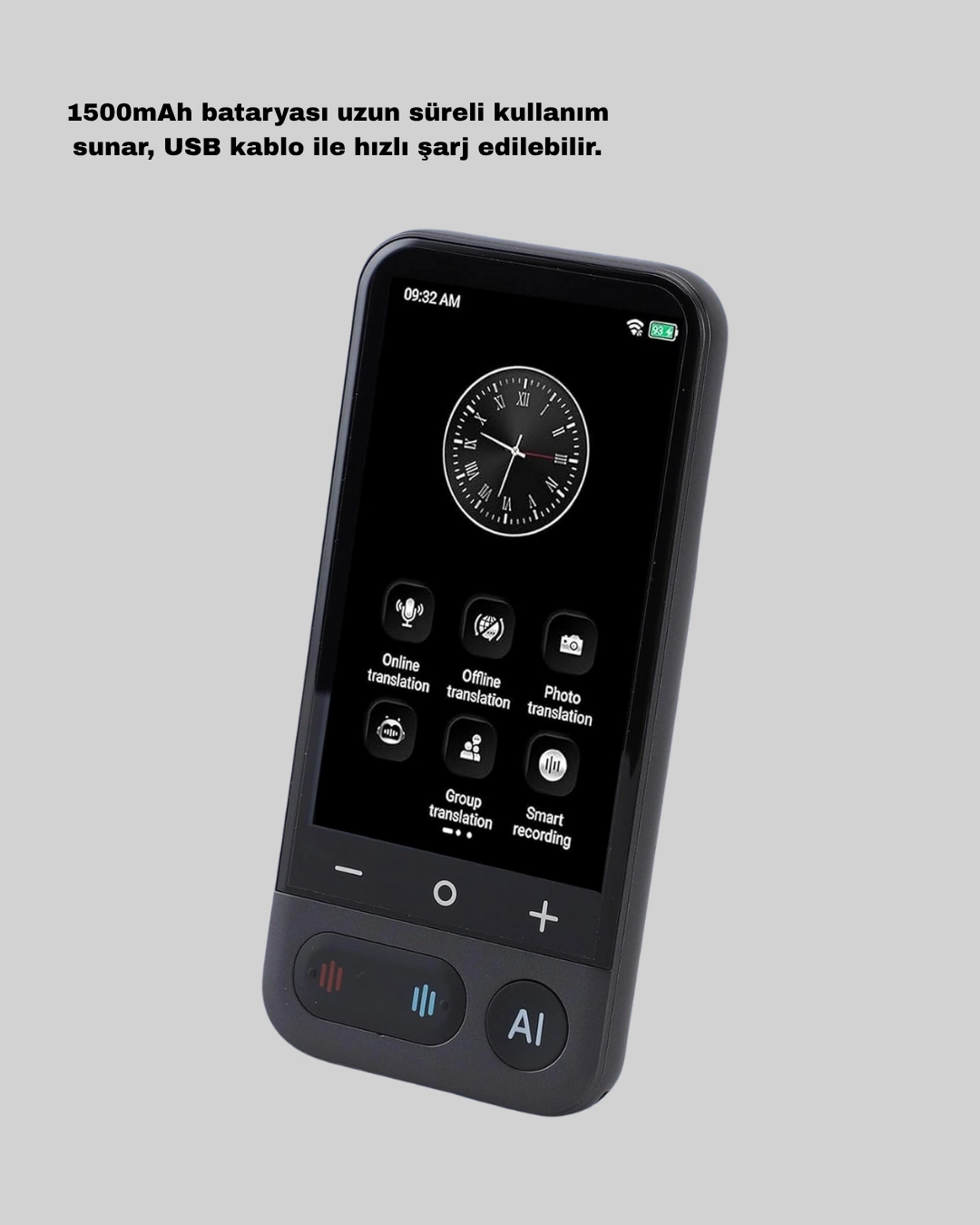Taşınabilir Akıllı Tercüme Cihazı – Gerçek Zamanlı Ses Ve Metin Çevirisi ( Lisinya )