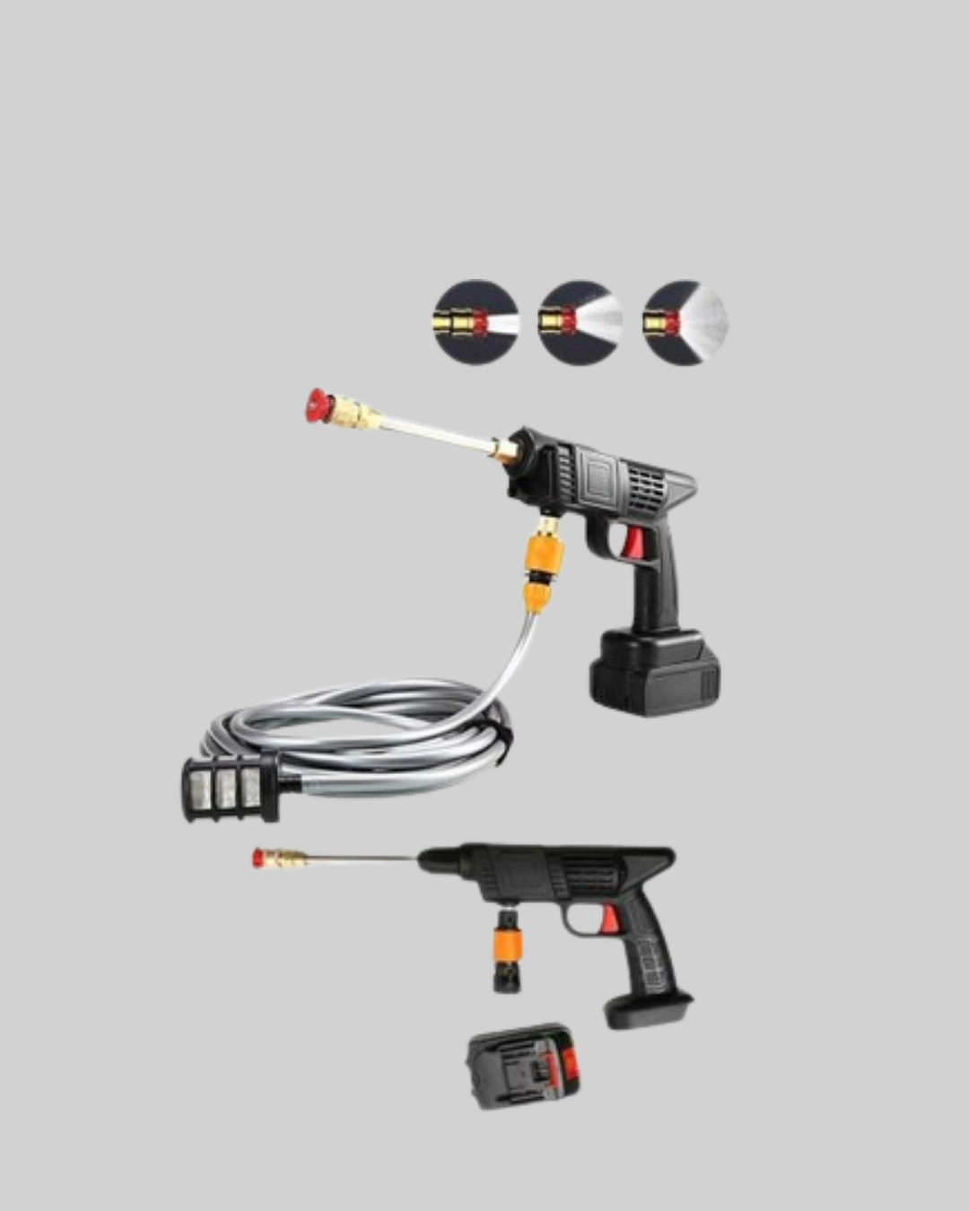 Taşınabilir Akülü Araba Yıkama Makinesi 1.7 Mpa Basınçlı Ve Ergonomik Tasarımlı ( Lisinya )