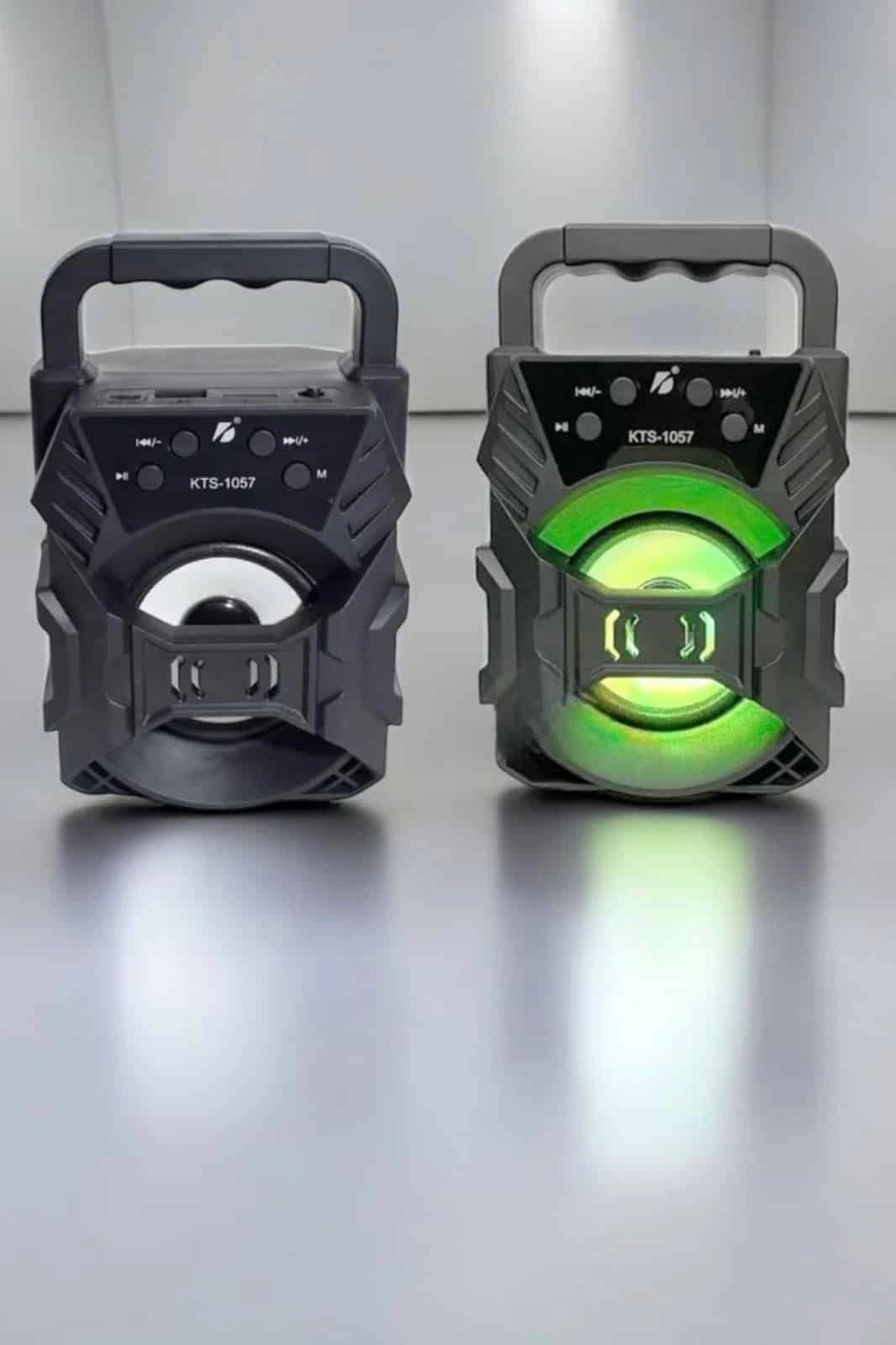 Taşınabilir Bluetooth Hoparlör Led Işıklı Uzun Pil Ömrü ( Lisinya )