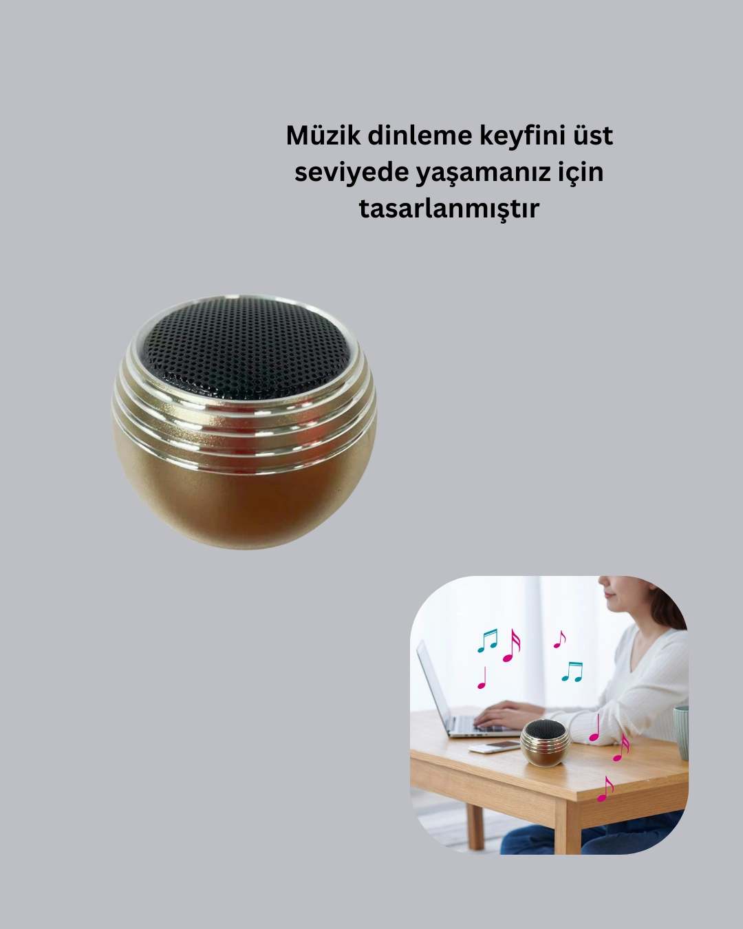 Taşınabilir Bluetooth Hoparlör Yüksek Ses Kaliteli Mini Tasarım ( Lisinya ) Taşınabilir Bluetooth Hoparlör Yüksek Ses Kaliteli Mini Tasarım ( Lisinya )