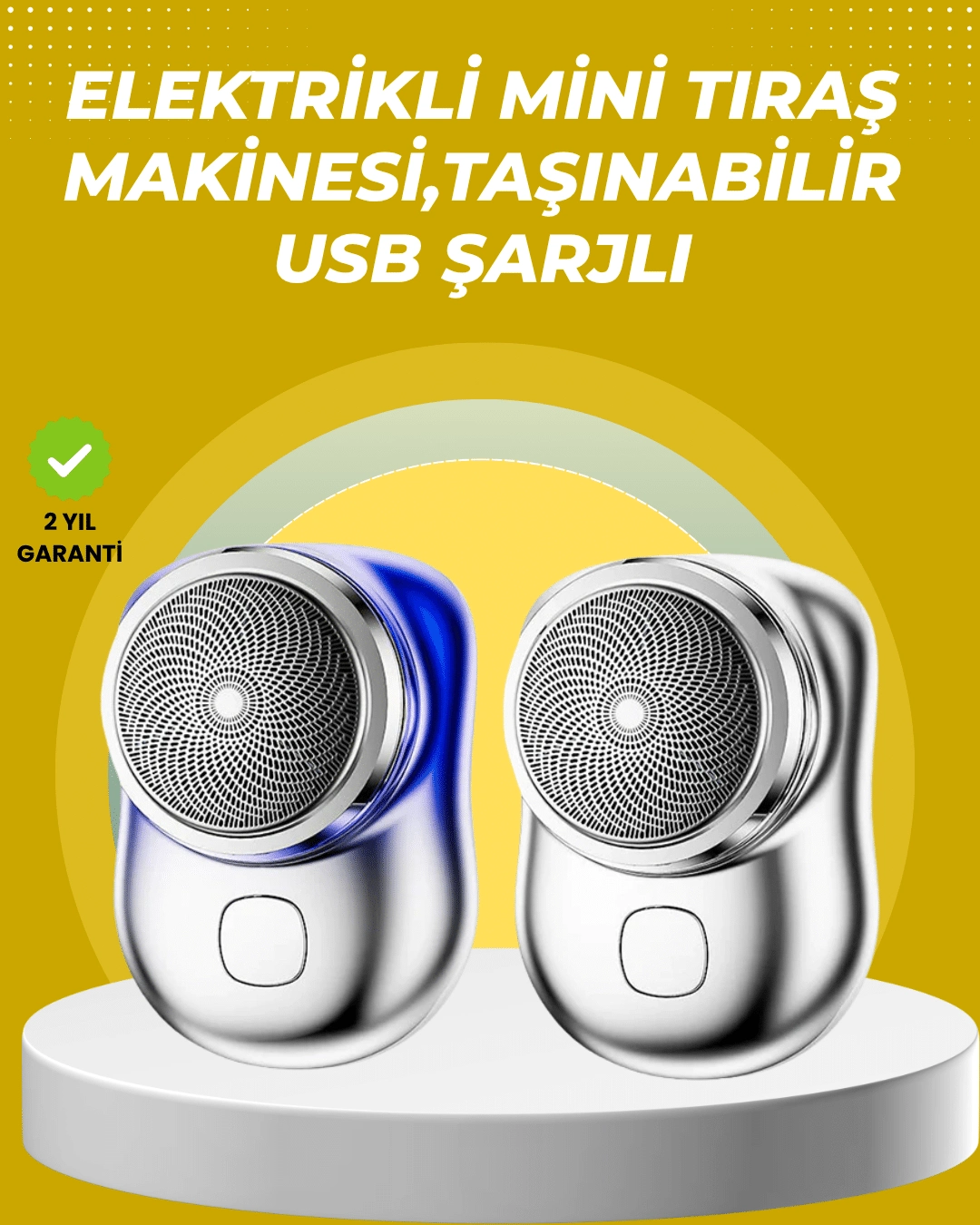 Taşınabilir, Cep Boyunda, Şarjlı Elektrikli Tıraş Makinesi ( Lisinya ) Taşınabilir, Cep Boyunda, Şarjlı Elektrikli Tıraş Makinesi ( Lisinya )
