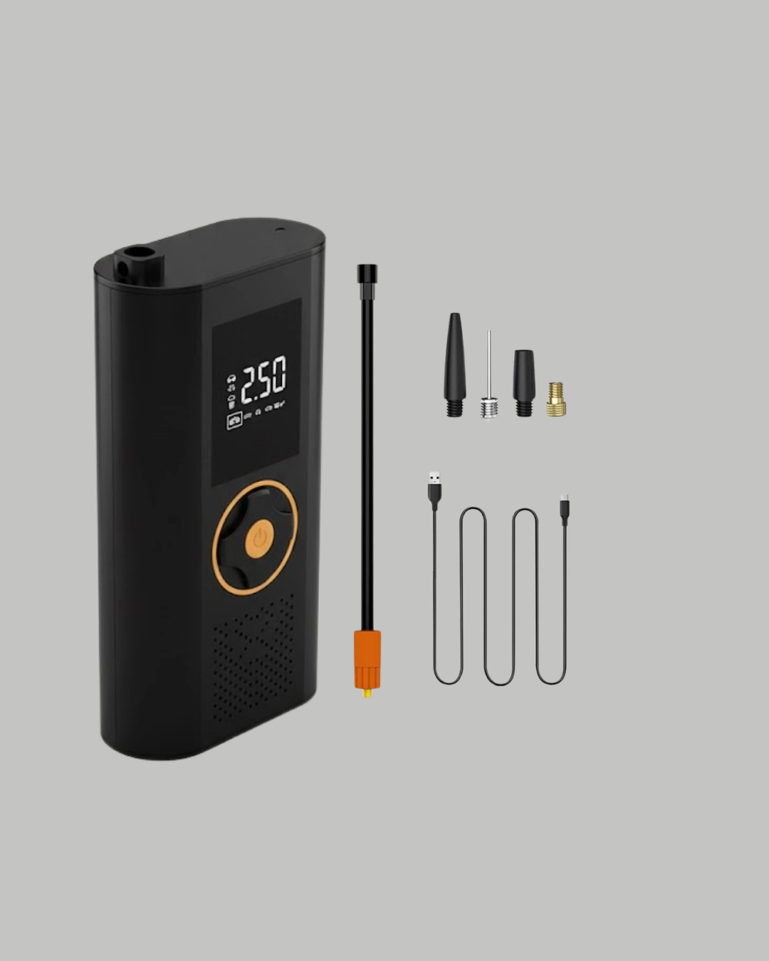 Taşınabilir Dijital Lastik Şişirme Cihazı Güvenli Ve Pratik Kullanım ( Lisinya )