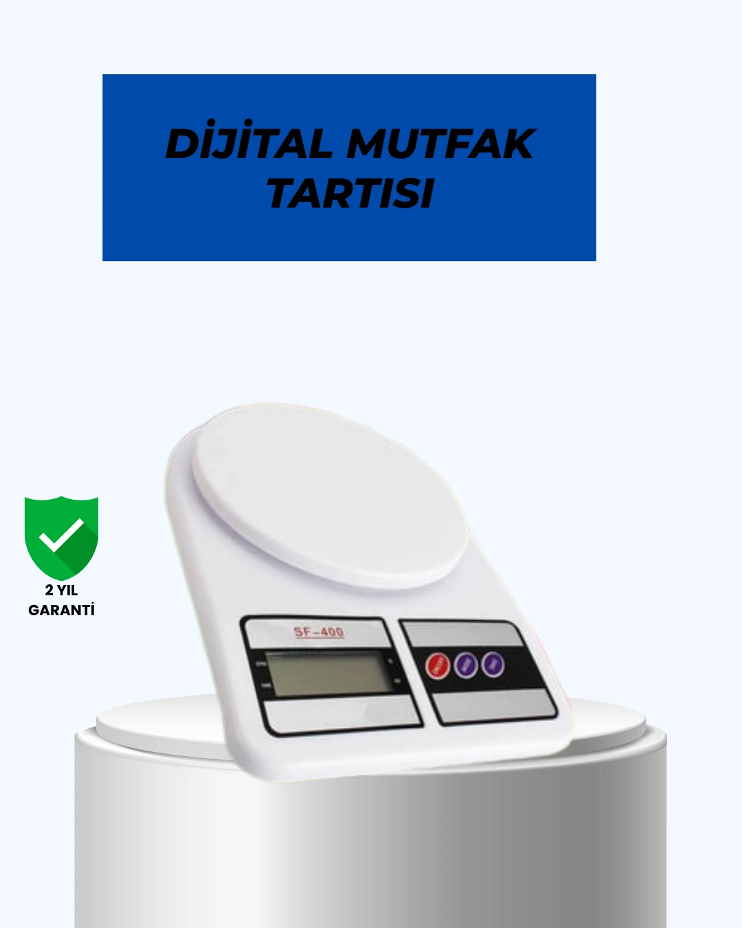 Taşınabilir Dijital Terazi – Çift Ölçü Birimi Destekli ( Lisinya )