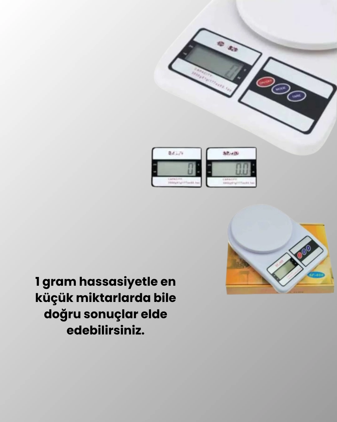 Taşınabilir Dijital Terazi – Çift Ölçü Birimi Destekli ( Lisinya )