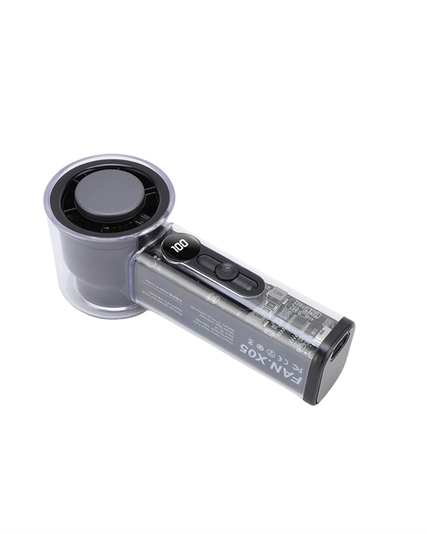 Taşınabilir El Fanı  100 Seviyeli Rüzgar Hızı Ayarı  Sessiz Çalışma - Dijital Ekranlı ( Lisinya )