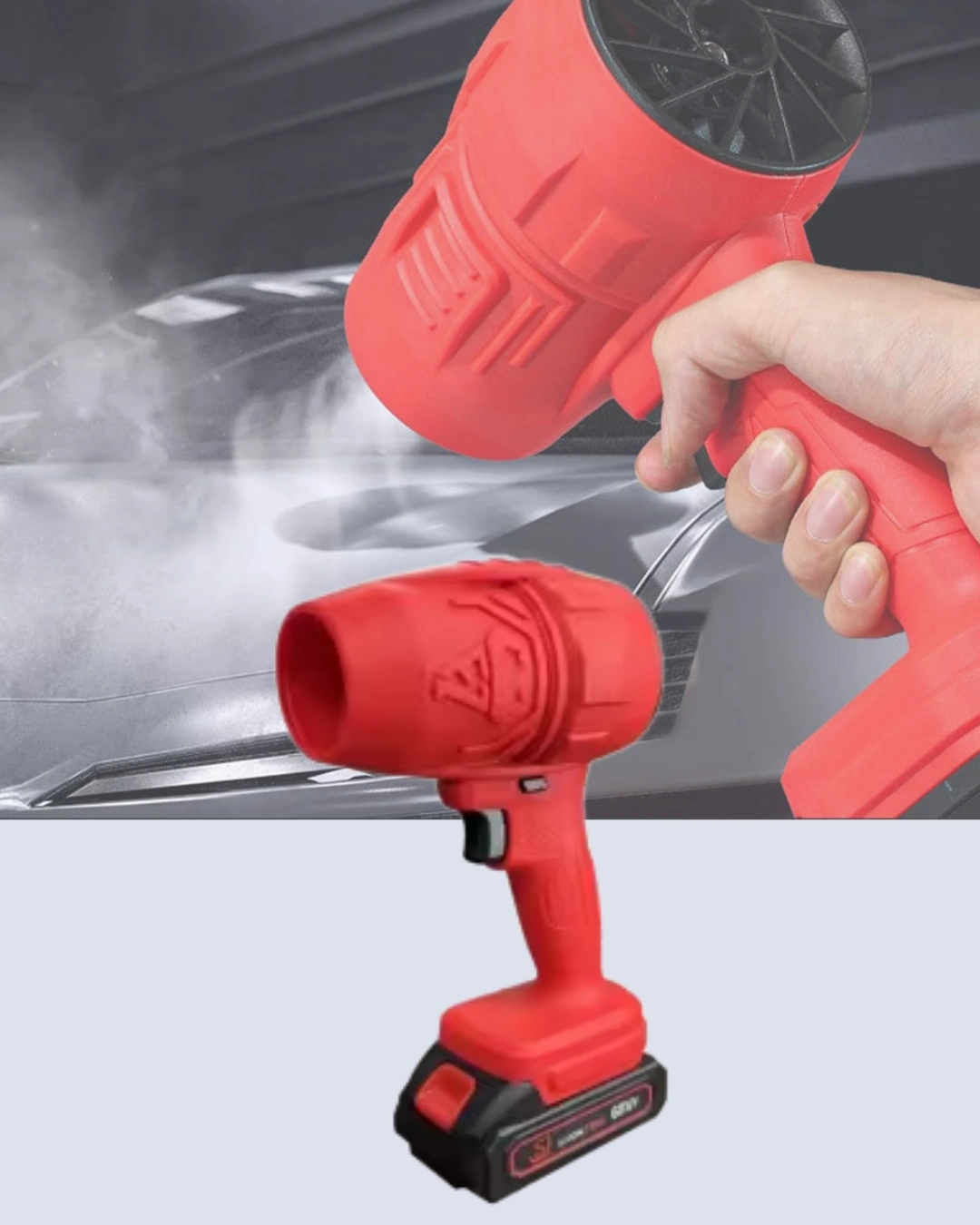 Taşınabilir Elektrikli Hava Üfleme Cihazı Ev Ve Araç Kullanımı ( Lisinya )