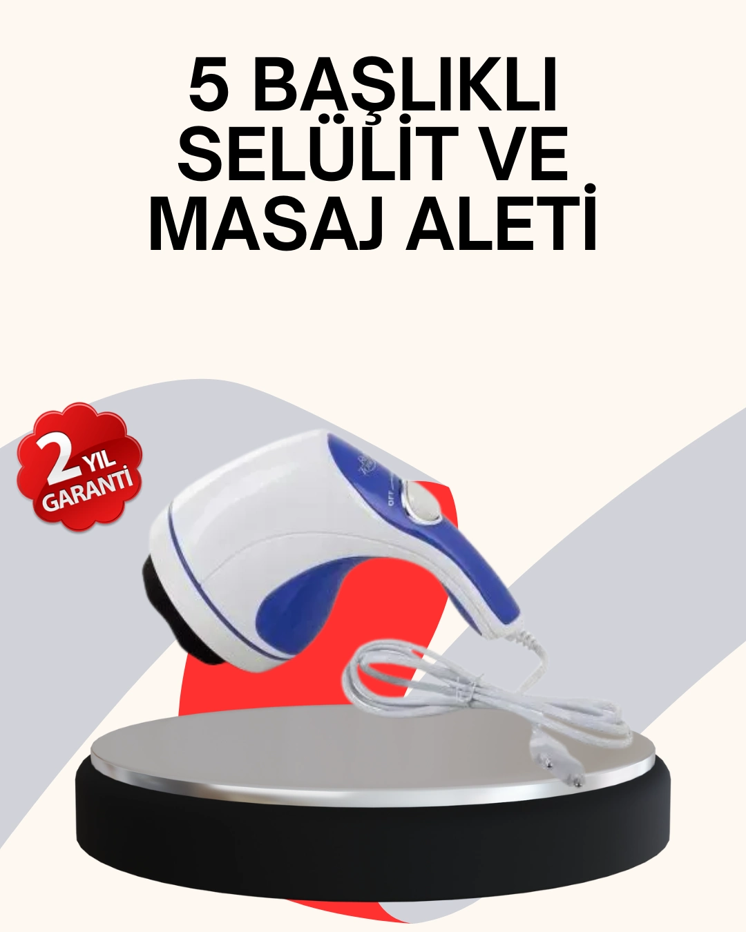 Taşınabilir Elektrikli Masaj Cihazı – Selülit Ve Yağ Karşıtı ( Lisinya )