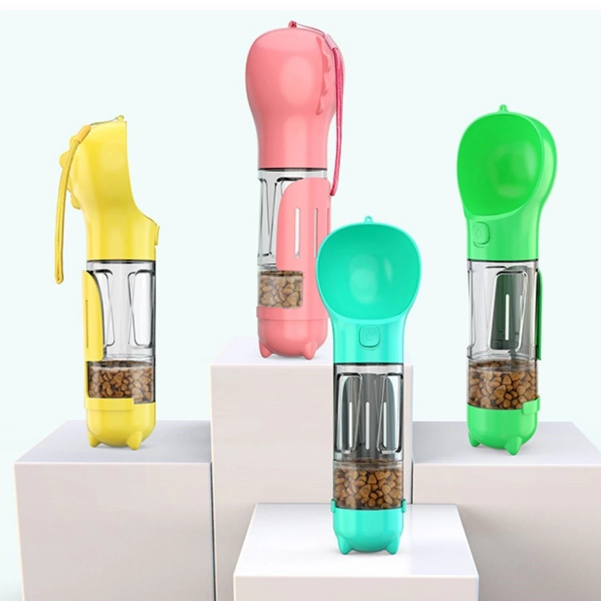 Taşınabilir Hazneli Mama Kaplı ,kaka Poşetli Kedi,köpek Suluğu-300ml ( Lisinya ) Taşınabilir Hazneli Mama Kaplı ,kaka Poşetli Kedi,köpek Suluğu-300ml ( Lisinya )