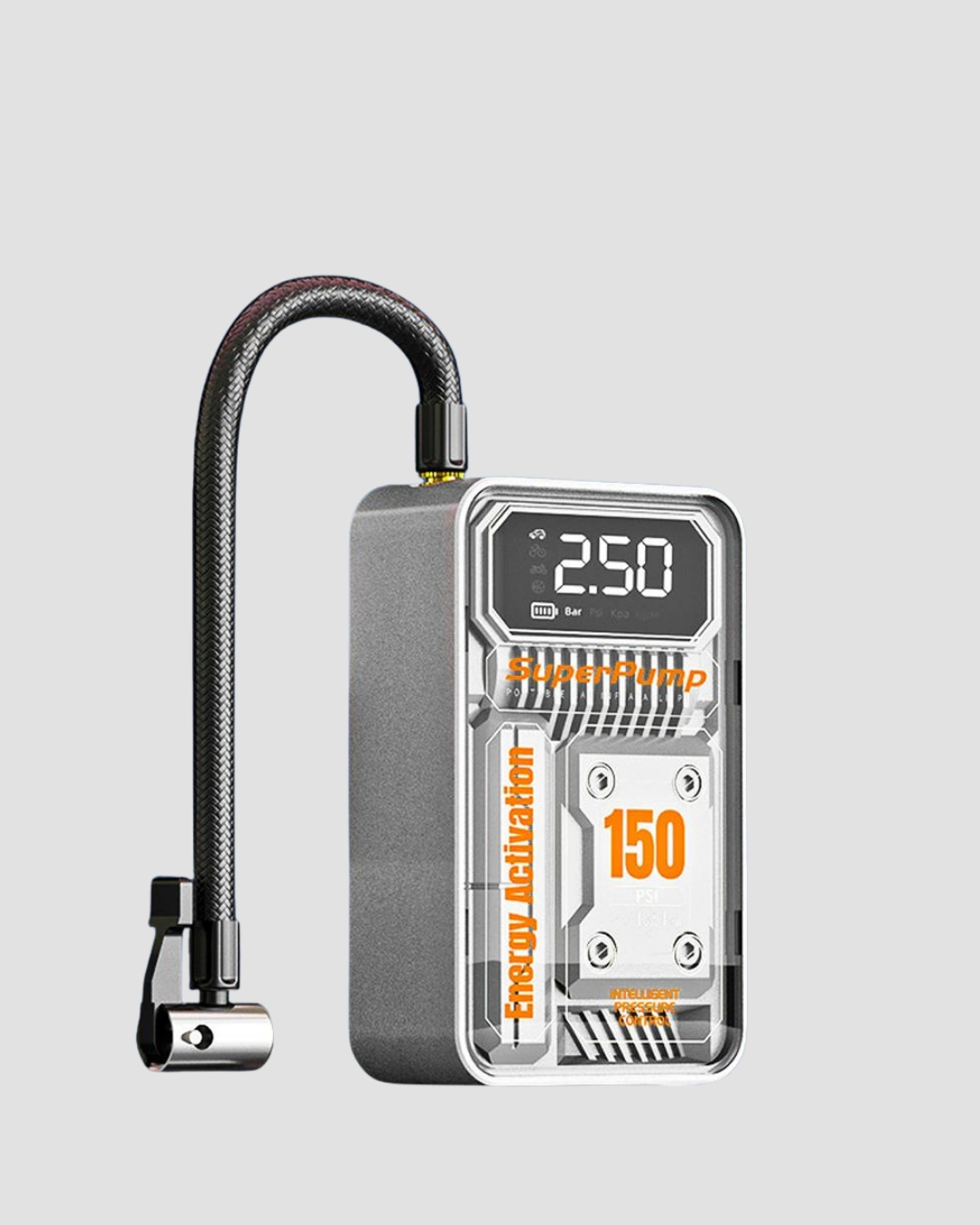 Taşınabilir Kablosuz Hava Pompası – 150 Psı Güçlü Basınç Ve 6000mah Şarjlı ( Lisinya )