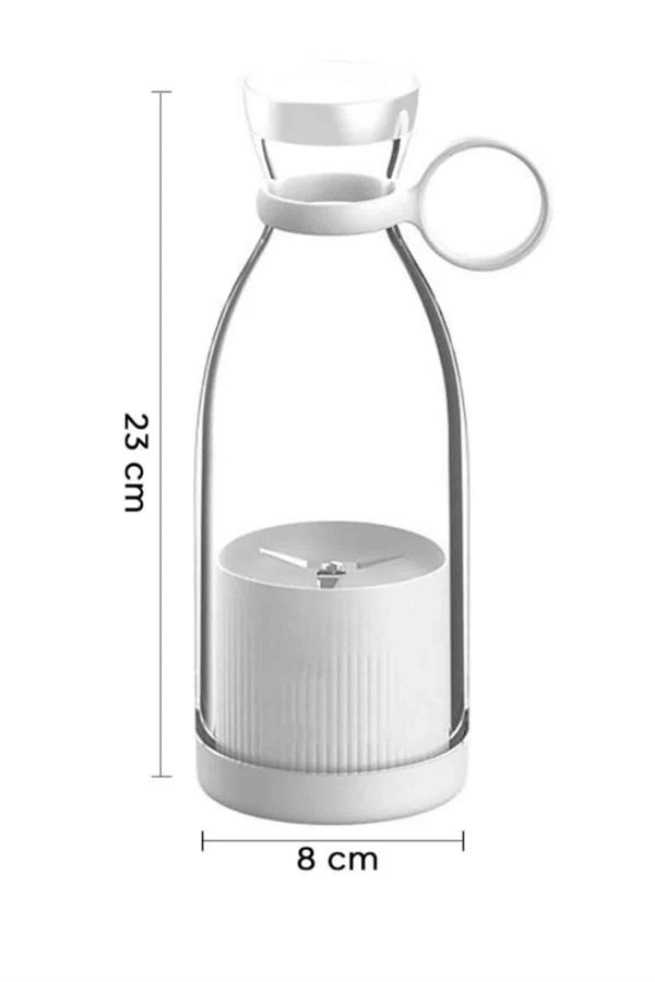 Taşınabilir Kablosuz Şarjlı Kişisel Smoothie El Blender Mini Meyve Sıkacağı ( Lisinya )