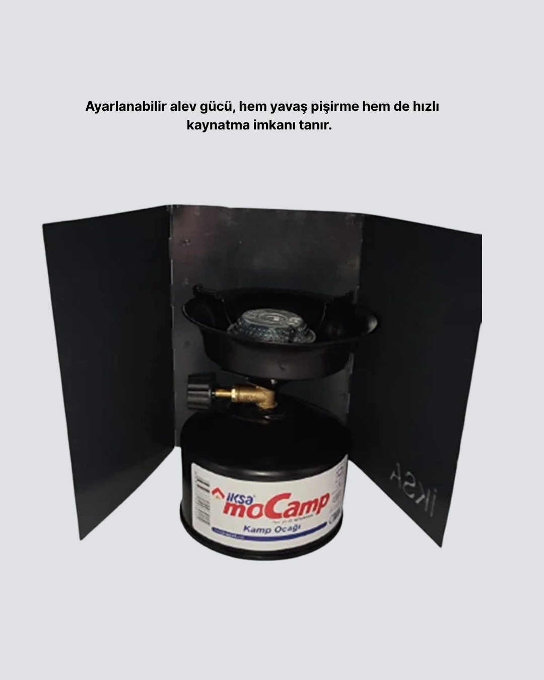 Taşınabilir Kamp Ocağı Seti Pişirme Alanı Ayarlanabilir Alev ( Lisinya )