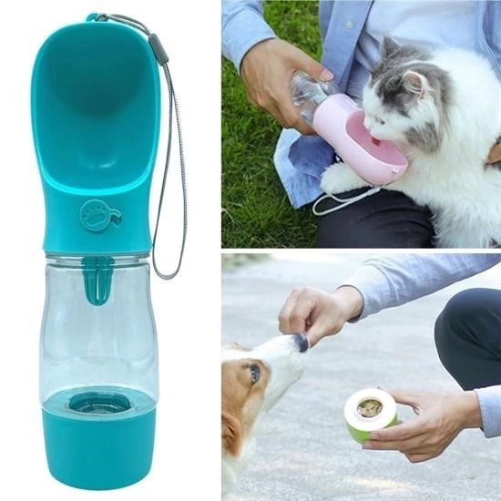 Taşınabilir Mama Hazneli Evcil Hayvan Suluğu Seyahat Kabı Kilitlenebilen Su Sızdırmaz 380ml ( Lisinya ) Taşınabilir Mama Hazneli Evcil Hayvan Suluğu Seyahat Kabı Kilitlenebilen Su Sızdırmaz 380ml ( Lisinya )