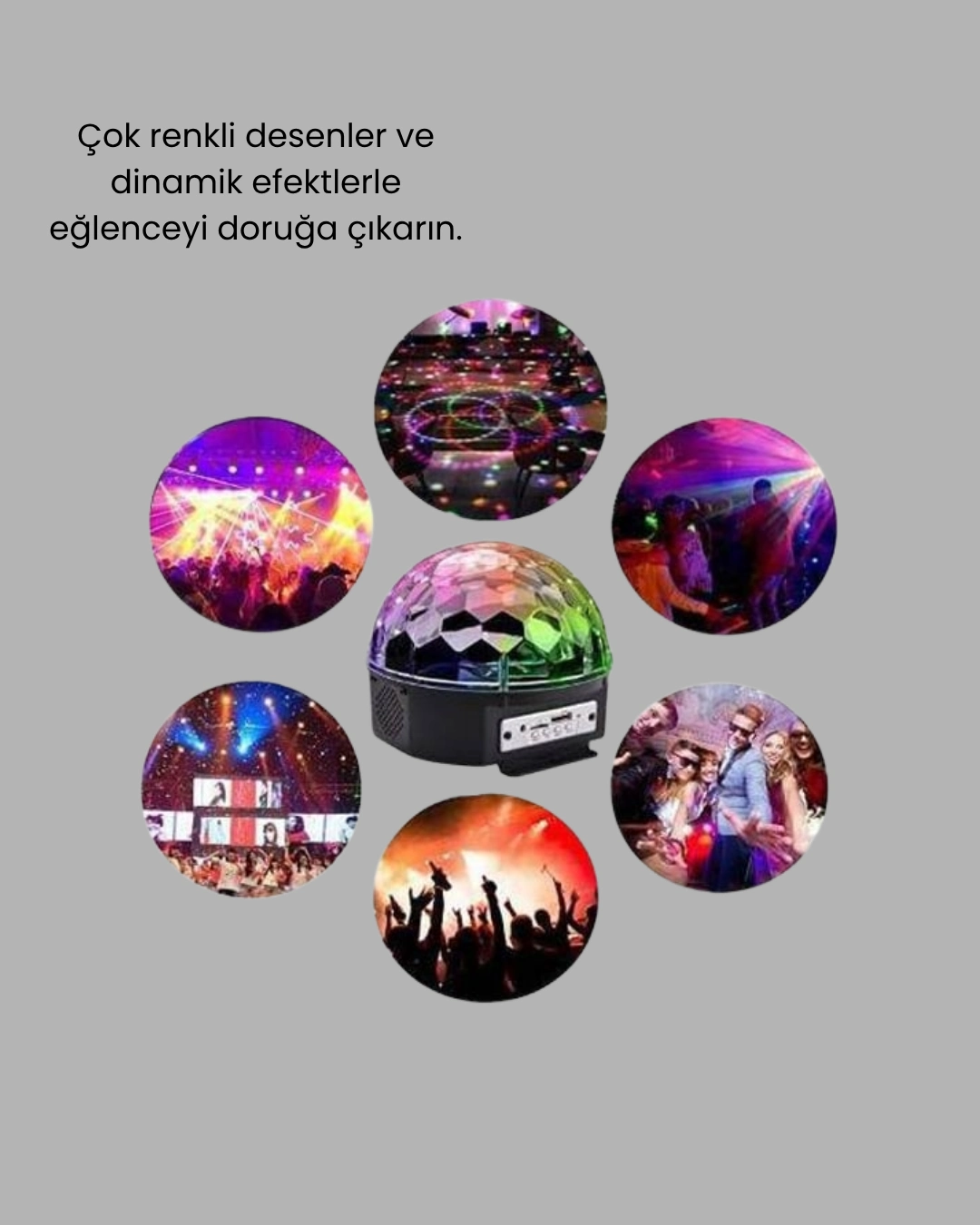 Taşınabilir Mini Disko Topu Lamba – Müzikle Senkronize Işık Efekti Ve Parti Atmosferi ( Lisinya ) Taşınabilir Mini Disko Topu Lamba – Müzikle Senkronize Işık Efekti Ve Parti Atmosferi ( Lisinya )