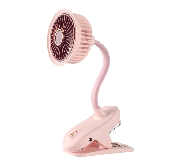 Taşınabilir Mini Klips Bebek Arabası Fanı, Fan Elektrikli Soğutma Hava Sirkülatöründe 360 Derece Dönebilen Klips ( Lisinya )