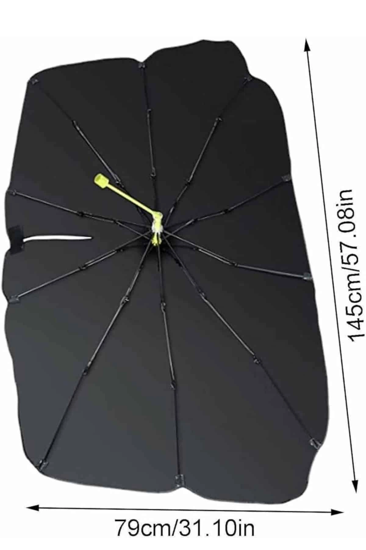 Taşınabilir Oto Cam Güneşliği Katlanabilir Tüm Araçlara Uyumlu Güneş Gölge Koruyucu ( Lisinya )