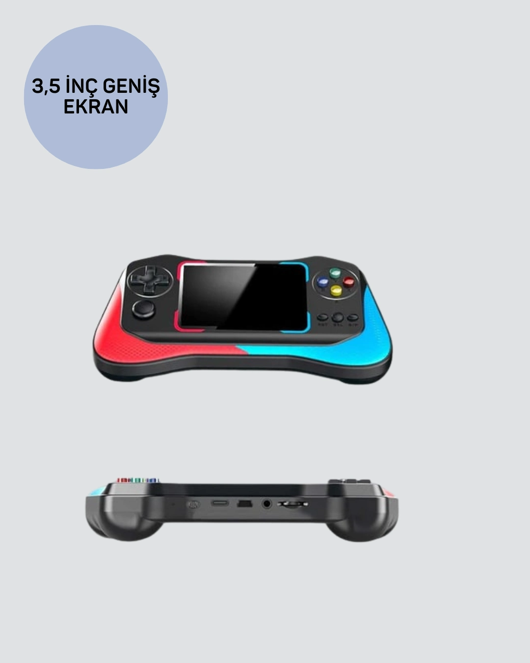 Taşınabilir Oyun Konsolu – 3,5 inç Ekranlı Ve 500 Oyunlu ( Lisinya )