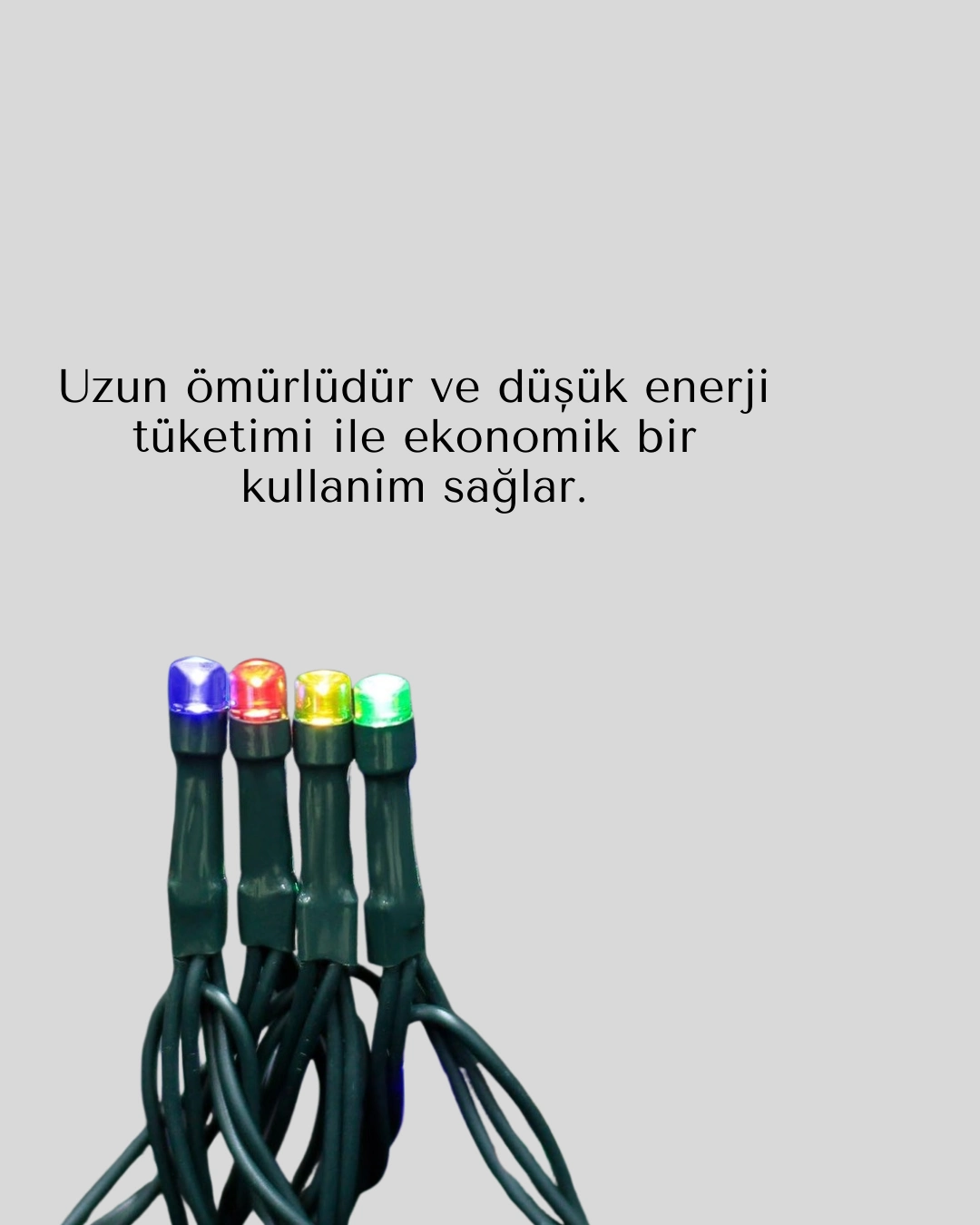 Taşınabilir Pil İle Çalışan Led Işık – 2x2 Metre Perde Modeli ( Lisinya )