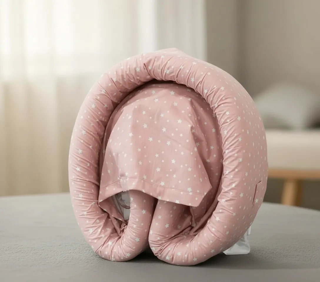 Taşınabilir Portatif Bebek Yatağı,sırt Çantasına Dönüşebilen Portatif Bebek Beşiği (pembe) ( Lisinya )