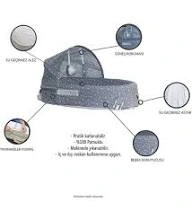 Taşınabilir Portatif Bebek Yatağı,sırt Çantasına Dönüşebilen Portatif Bebek Yatağı (gri) ( Lisinya ) Taşınabilir Portatif Bebek Yatağı,sırt Çantasına Dönüşebilen Portatif Bebek Yatağı (gri) ( Lisinya )