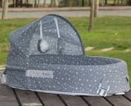 Taşınabilir Portatif Bebek Yatağı,sırt Çantasına Dönüşebilen Portatif Bebek Yatağı (gri) ( Lisinya ) Taşınabilir Portatif Bebek Yatağı,sırt Çantasına Dönüşebilen Portatif Bebek Yatağı (gri) ( Lisinya )