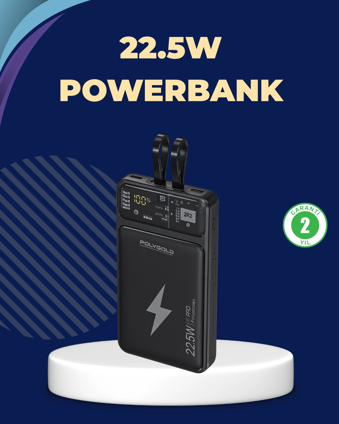 Taşınabilir Powerbank 22.5w Hızlı Şarj Destekli ( Lisinya )