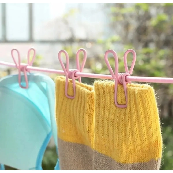 Taşınabilir Pratik Mandallı Çamaşır İpi ( Lisinya ) Taşınabilir Pratik Mandallı Çamaşır İpi ( Lisinya )