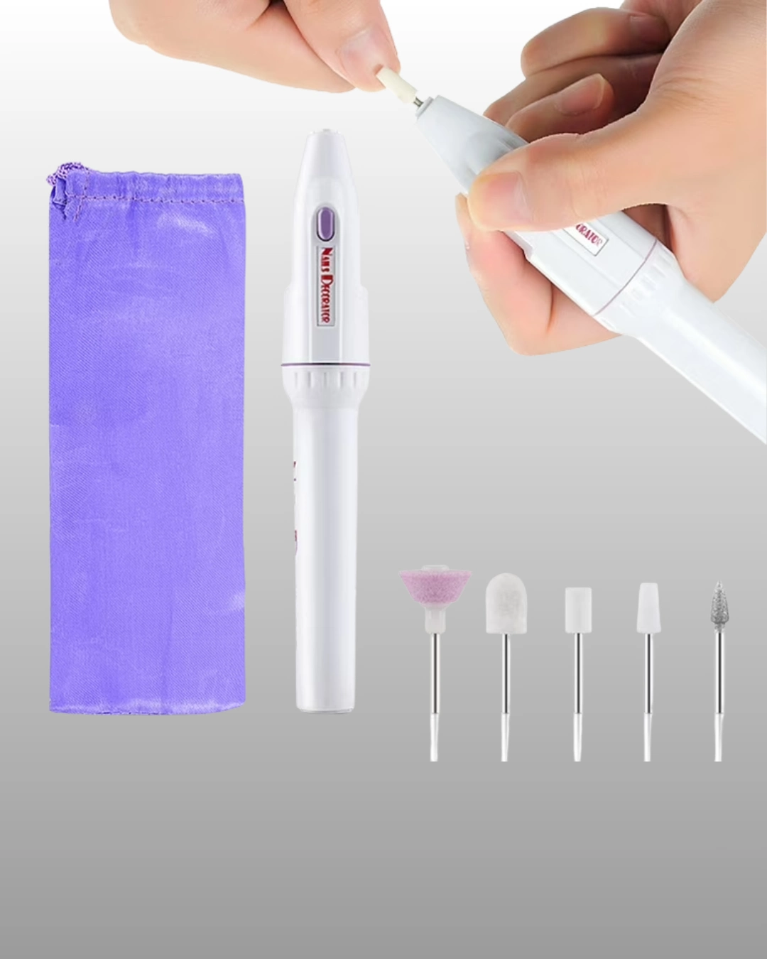 Taşınabilir Profesyonel Elektrikli Tırnak Matkap Seti – Sessiz, Güçlü Ve Dayanıklı ( Lisinya )