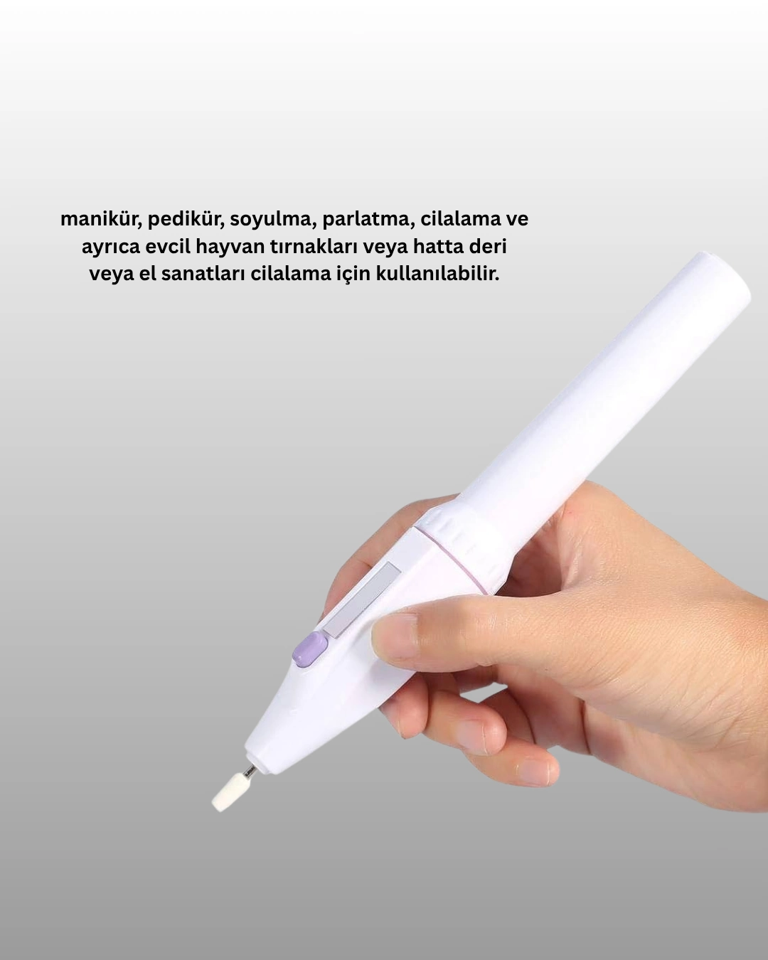 Taşınabilir Profesyonel Elektrikli Tırnak Matkap Seti – Sessiz, Güçlü Ve Dayanıklı ( Lisinya )