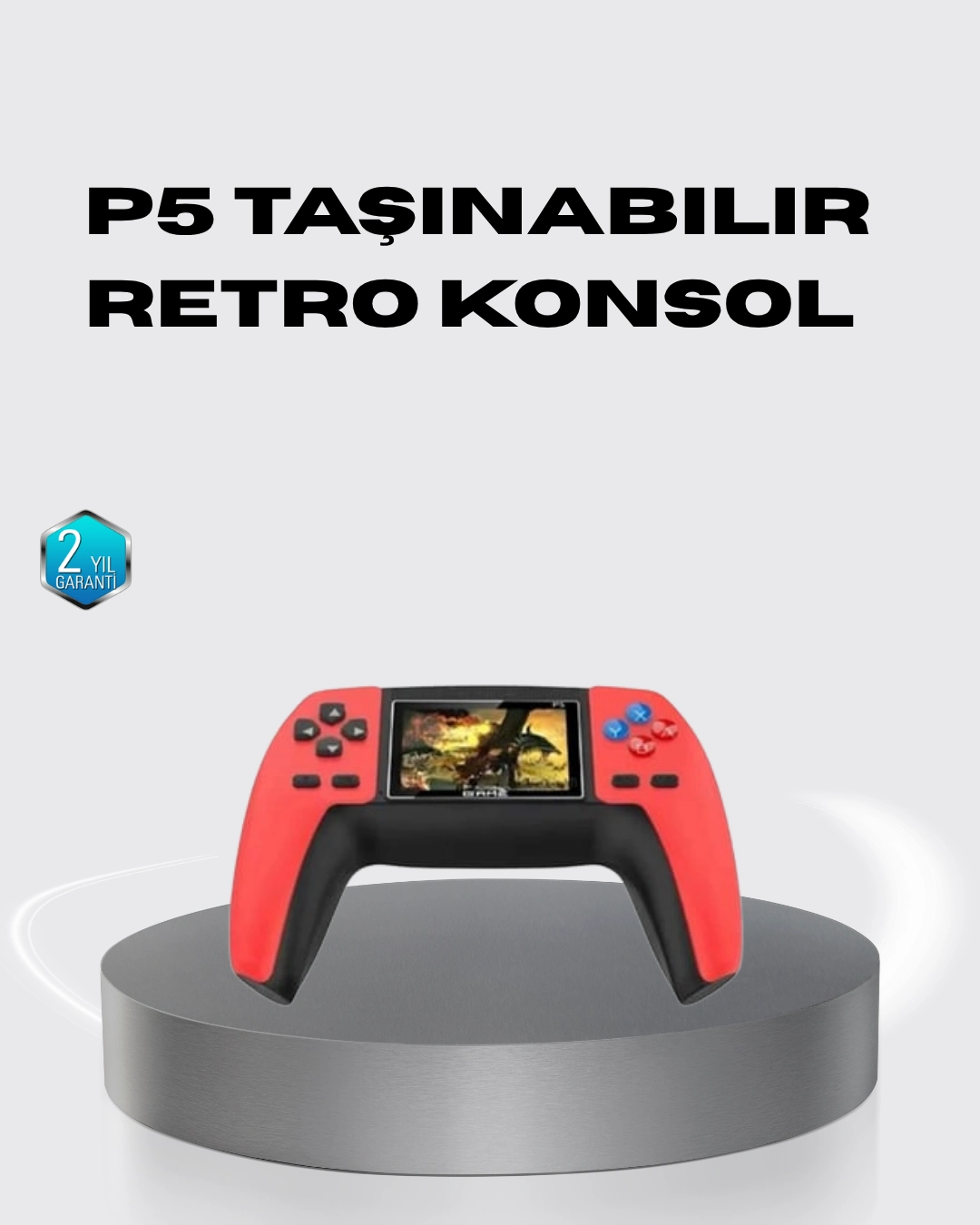 Taşınabilir Retro Oyun Konsolu – 520 Efsane Oyun Tek Cihazda ( Lisinya )