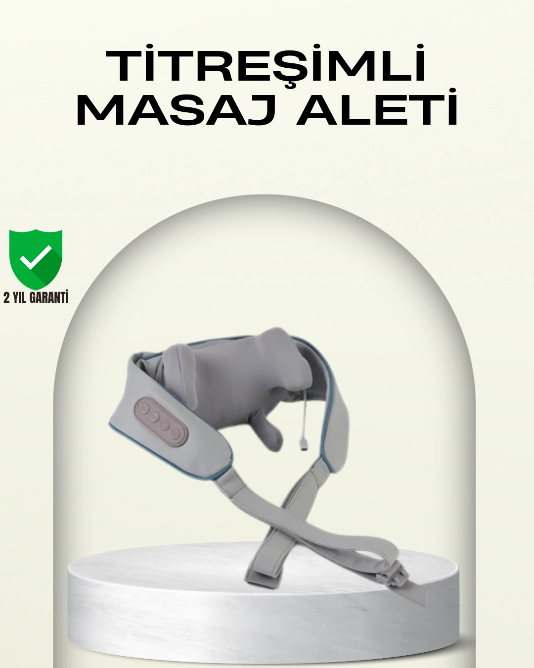 Taşınabilir Şarjlı Boyun Masaj Cihazı | Sessiz Ve Güçlü Motor ( Lisinya )