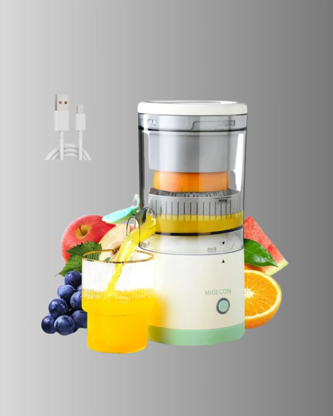 Taşınabilir Şarjlı Katı Meyve Sıkacağı – 45w Güç, 18000 Rpm Hız, 400 Ml Kapasite ( Lisinya ) Taşınabilir Şarjlı Katı Meyve Sıkacağı – 45w Güç, 18000 Rpm Hız, 400 Ml Kapasite ( Lisinya )