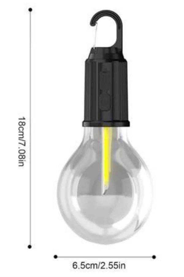 Taşınabilir Şarjlı Led Ampul Askılı Lamba Kamp Bahçe Lambası ( Lisinya )