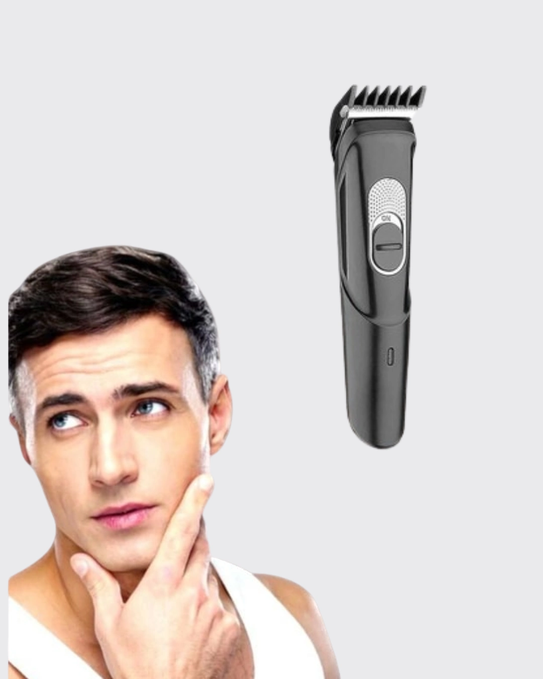 Taşınabilir Şarjlı Saç Sakal Tıraş Makinesi – 3 Taraklı, Sessiz Ve Ergonomik ( Lisinya )