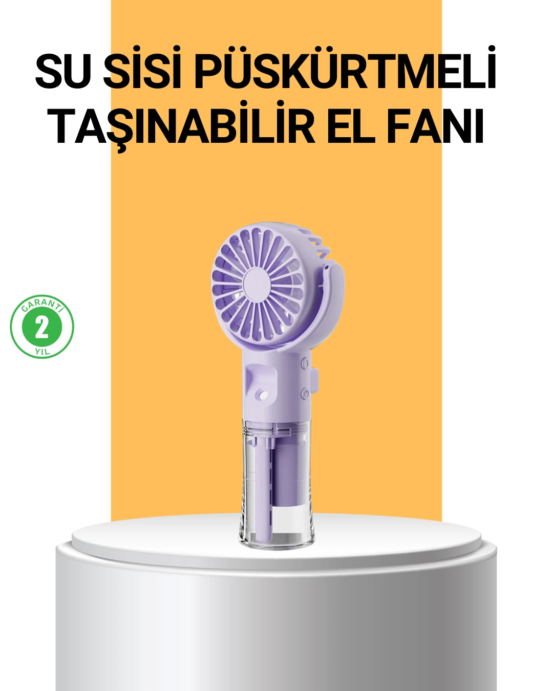 Taşınabilir Şarjlı Su Buharlı Mini Klima Fan ( Lisinya )