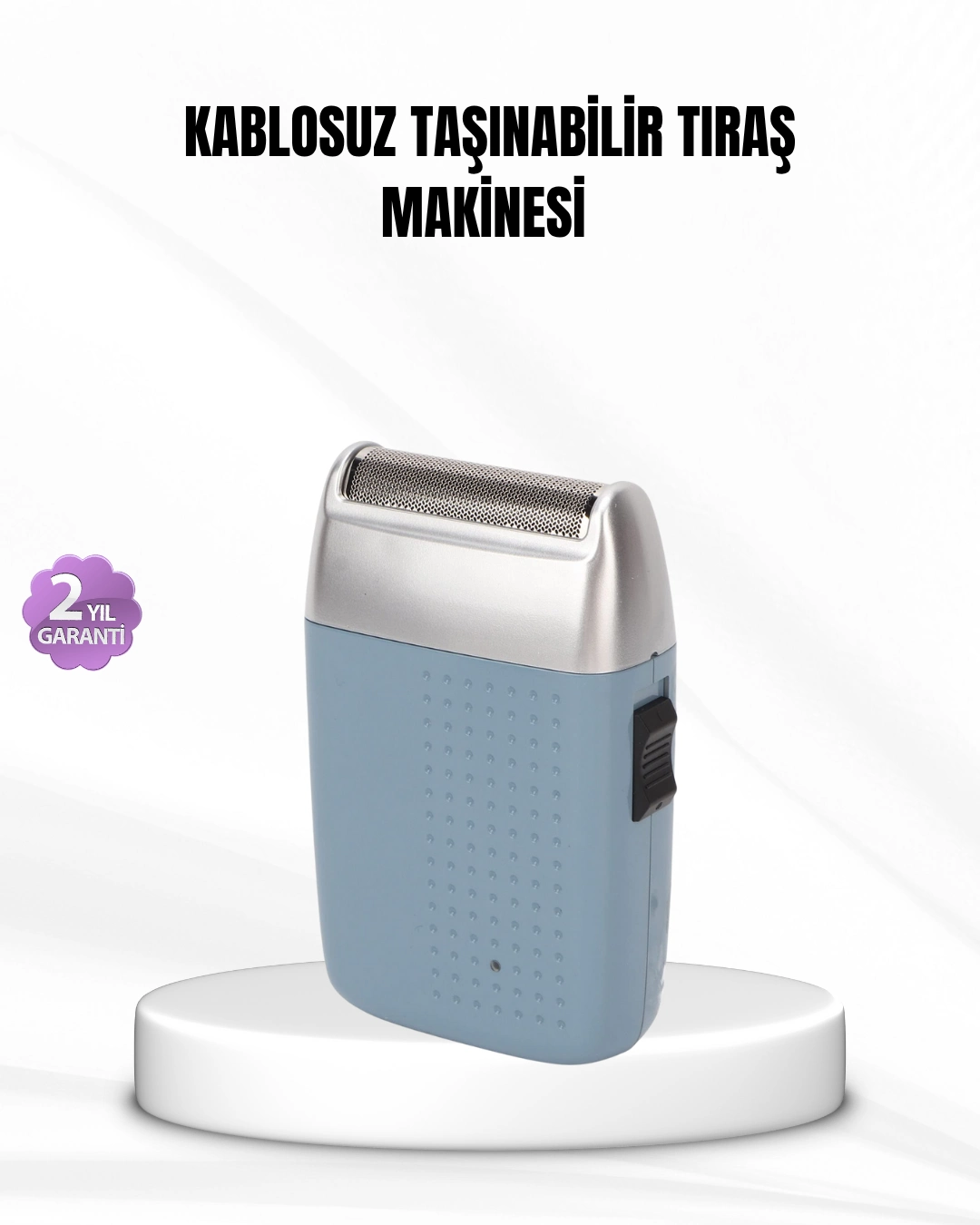 Taşınabilir Şarjlı Tıraş Makinesi – Kuru Kullanım, Özel Sakal Başlıkları ( Lisinya )