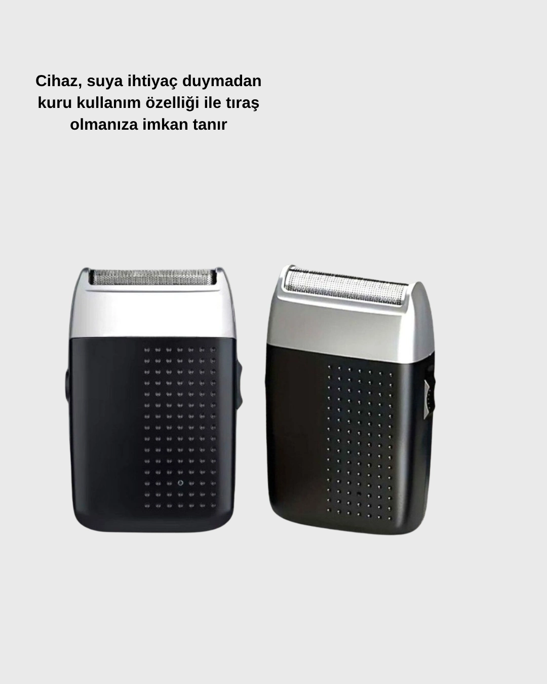 Taşınabilir Şarjlı Tıraş Makinesi – Kuru Kullanım, Özel Sakal Başlıkları ( Lisinya )