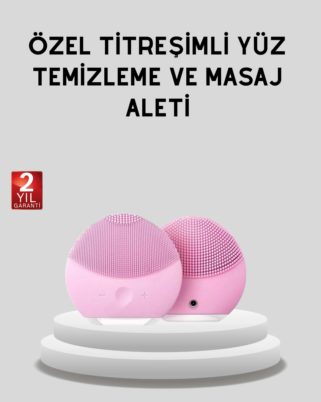 Taşınabilir Silikon Masaj Aleti – Derin Temizlik, Yüz Ve El Kullanımına Uygun ( Lisinya )