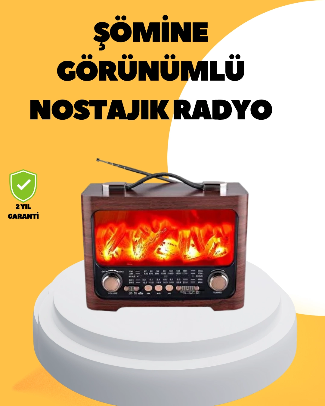 Taşınabilir Şömine Görünümlü Bluetooth Hoparlör – Solar Şarjlı, Alev Işıklı, 7w Ses ( Lisinya ) Taşınabilir Şömine Görünümlü Bluetooth Hoparlör – Solar Şarjlı, Alev Işıklı, 7w Ses ( Lisinya )