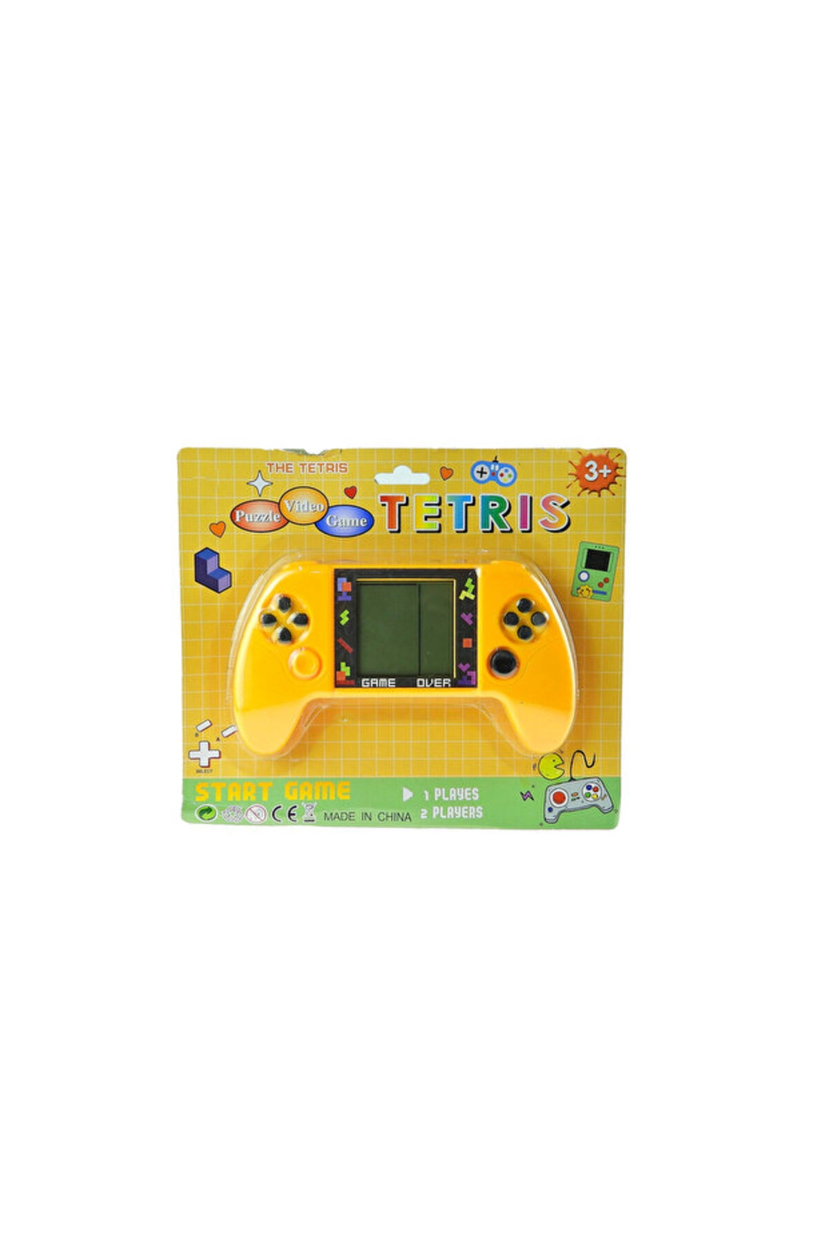 Taşınabilir Tetris Oyun Konsolu Renkli Retro Oyun Aleti Çocuklar İçin Eğlenceli Mini Konsol ( Lisinya )