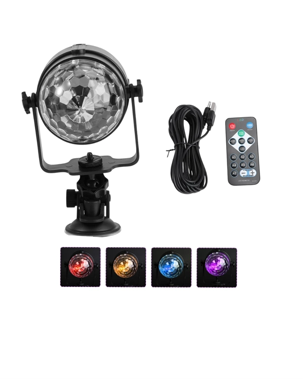 Taşınabilir Ve Dayanıklı Plastik Kristal Led Disko Işığı ( Lisinya )