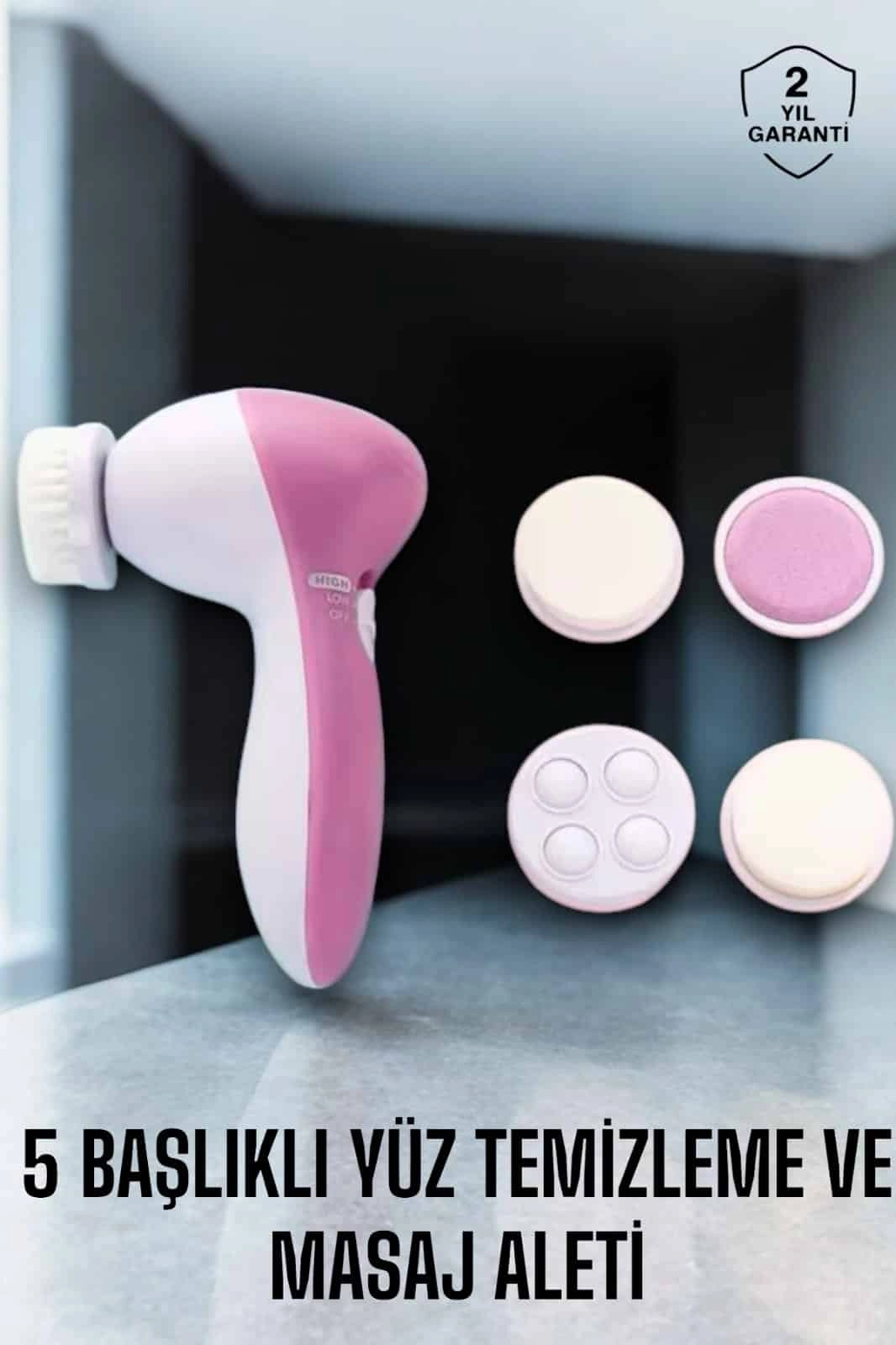 Taşınabilir Yüz Temizleme Cihazı Masaj, Peeling, Temizlik 5 Başlıklı ( Lisinya ) Taşınabilir Yüz Temizleme Cihazı Masaj, Peeling, Temizlik 5 Başlıklı ( Lisinya )