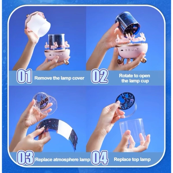 Tavşan Atlıkarınca Multifonksiyon Projektör ( Lisinya ) Tavşan Atlıkarınca Multifonksiyon Projektör ( Lisinya )