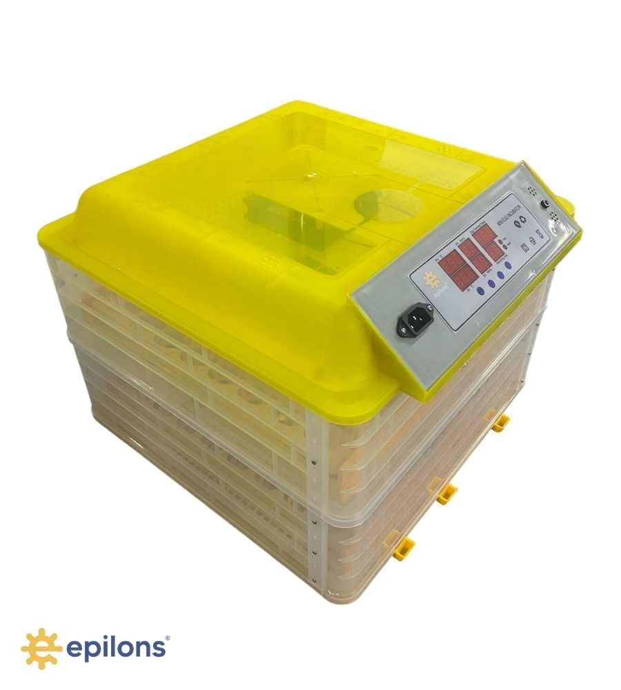 Tavuk, Ördek ve Diğer Kümes Hayvanları İçin Epo-96 Kapasiteli Tam Otomatik Kuluçka Makinesi ( Lisinya )