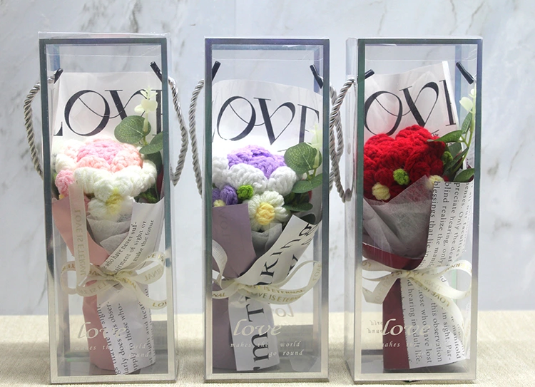 Tekli El Örgüsü Gül Buketi ( Lisinya ) Tekli El Örgüsü Gül Buketi ( Lisinya )