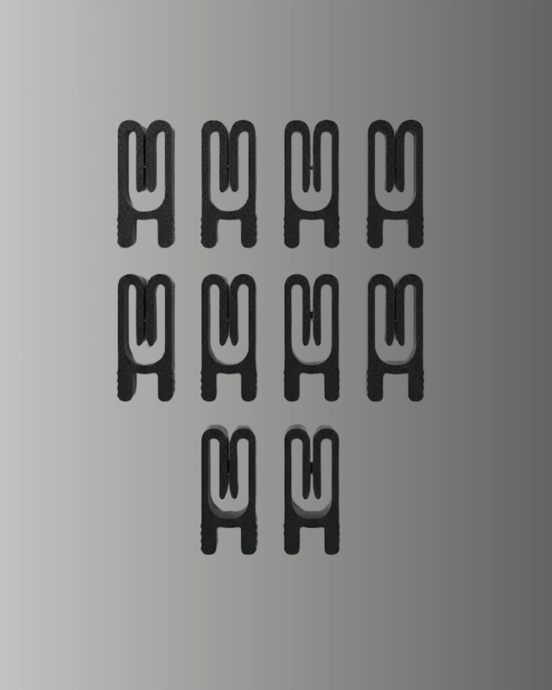 Tekrar Kullanılabilir Poşet Mandalı Siyah 10 Adet ( Lisinya ) Tekrar Kullanılabilir Poşet Mandalı Siyah 10 Adet ( Lisinya )