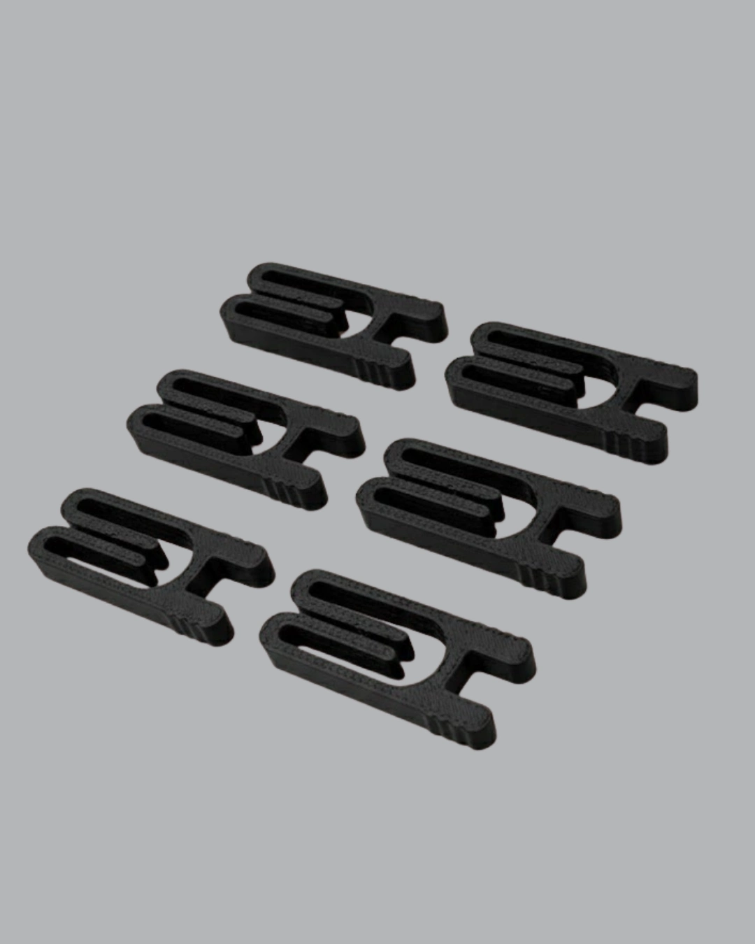 Tekrar Kullanılabilir Poşet Mandalı Siyah 6’lı Set ( Lisinya )