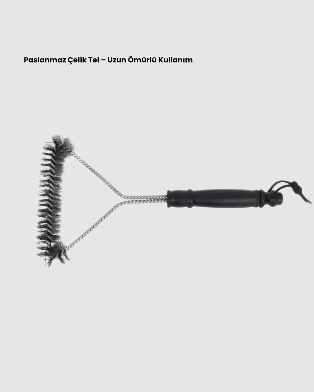 Tel Izgara Temizleme Fırçası BbQ Sonrası Kolay Temizlik ( Lisinya )