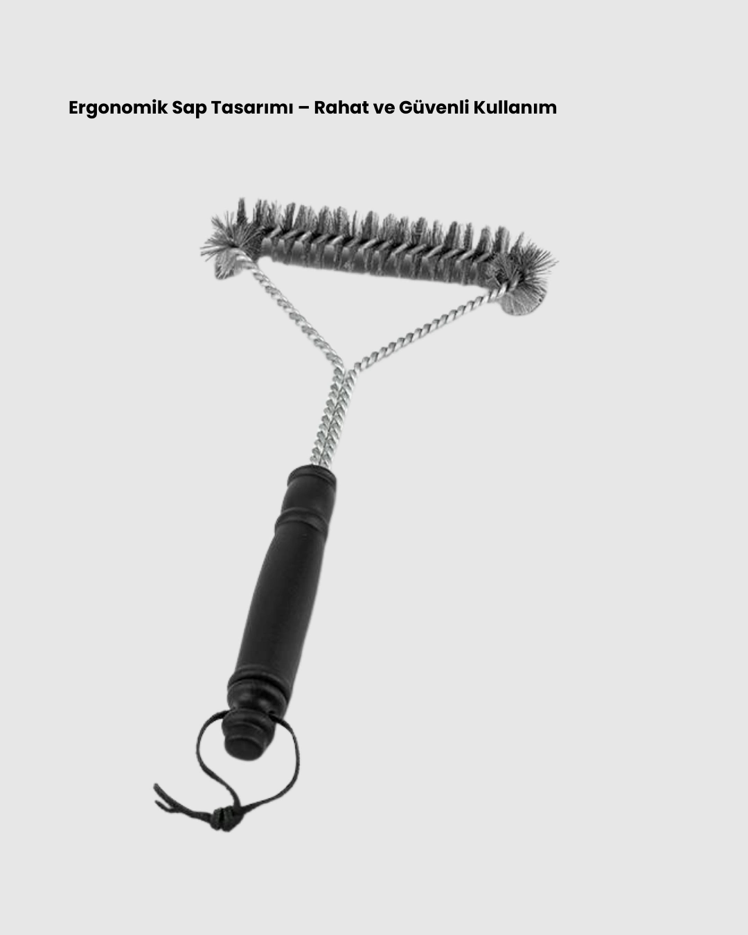 Tel Izgara Temizleme Fırçası BbQ Sonrası Kolay Temizlik ( Lisinya )