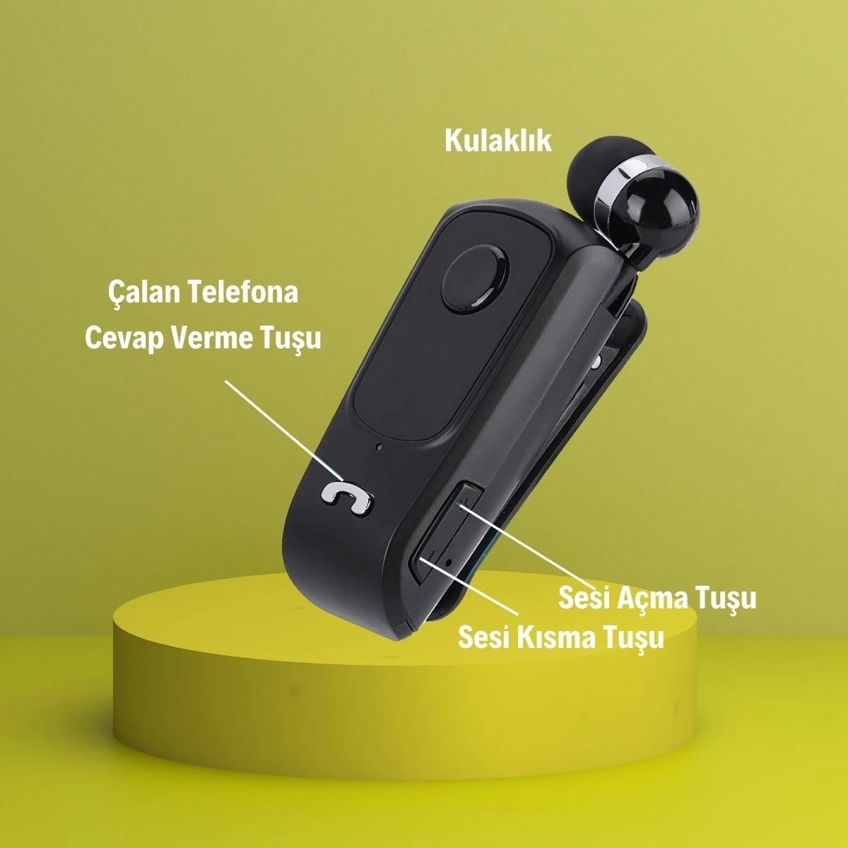 Telefon Bağlantılı Makaralı Kulaklıklı Bluetooth Kulaklık ( Lisinya ) Telefon Bağlantılı Makaralı Kulaklıklı Bluetooth Kulaklık ( Lisinya )